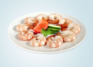 Cooked Peeled and Deveined Tail-on Vannamei Shrimp